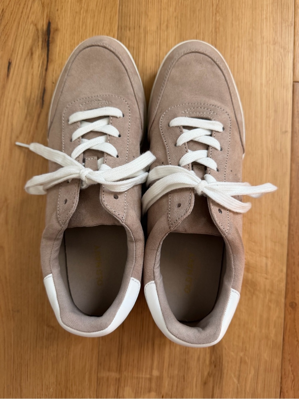 Women's Suede like Casual Sneakers in Taupe